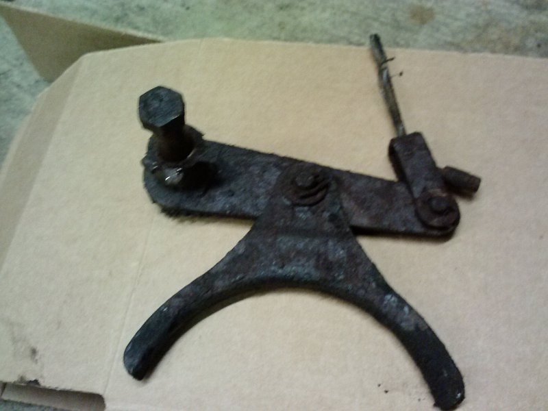 emergency brake removed from bottom of main body section