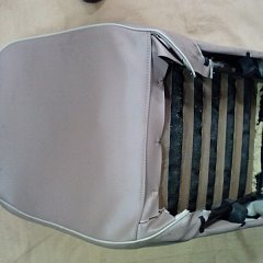 back of drivers seat